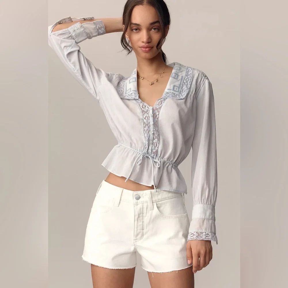 NWT! Anthropologie The Devon Denim Shorts by Pilcro- Multiple 4️⃣ - Picture 4 of 7